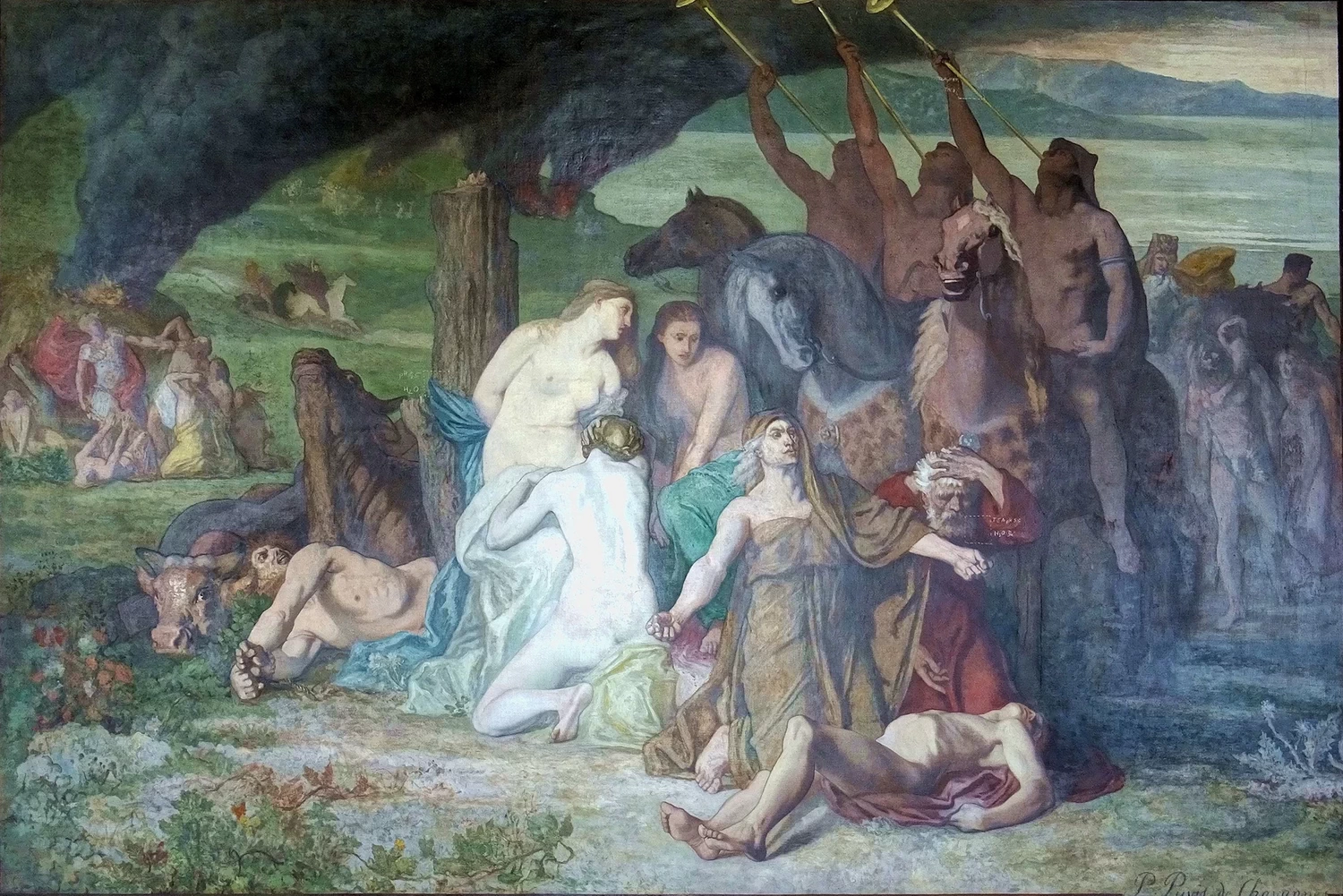 Pierre Puvis de Chavannes - Guerra, Musée de Picardie, Amiens
